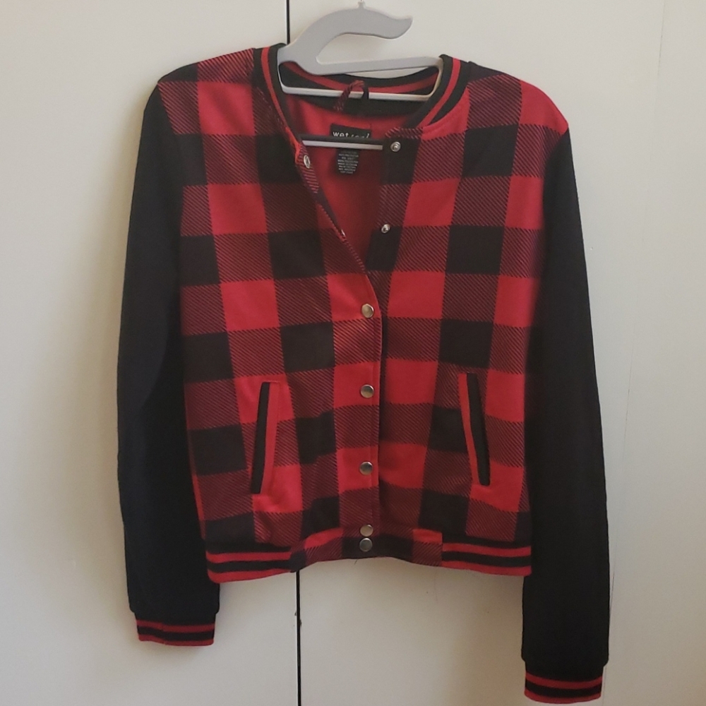 Flannel sweatshirt